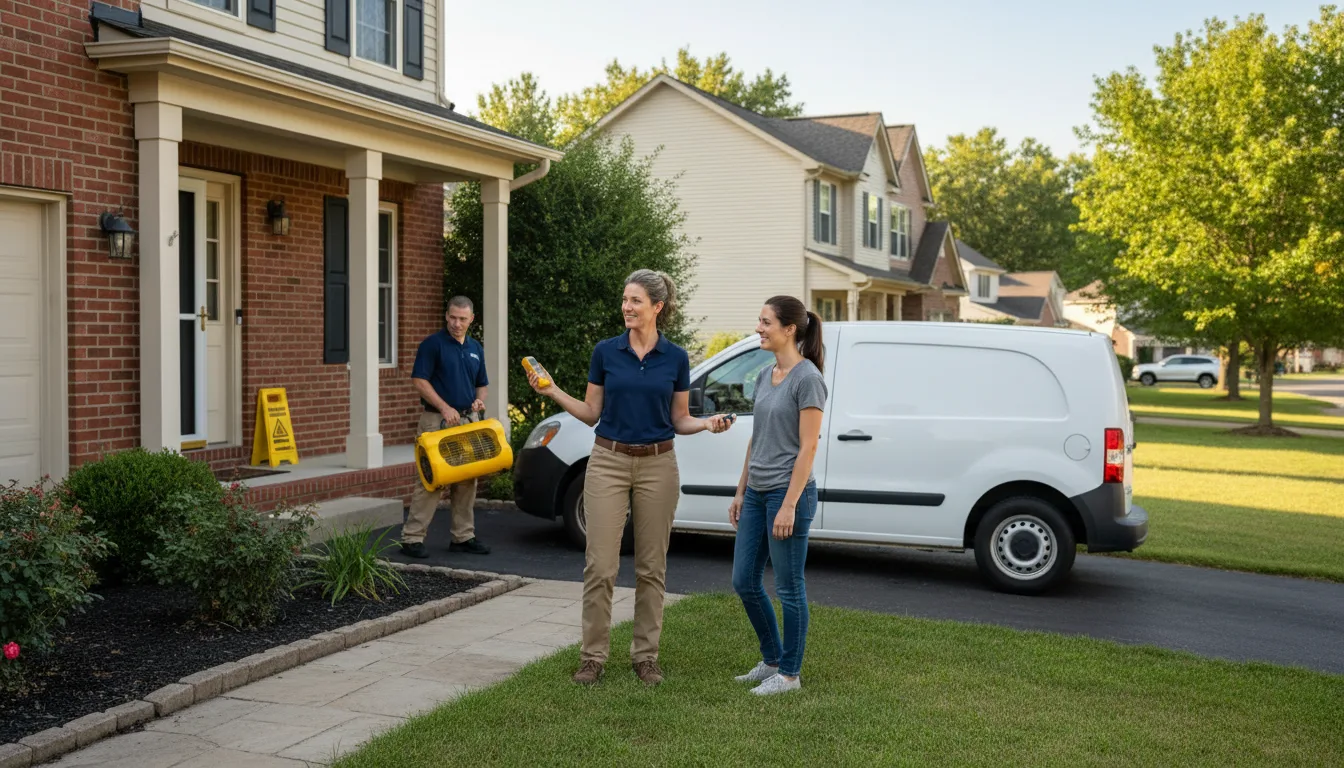 Residential water damage restoration in Dauphin, PA